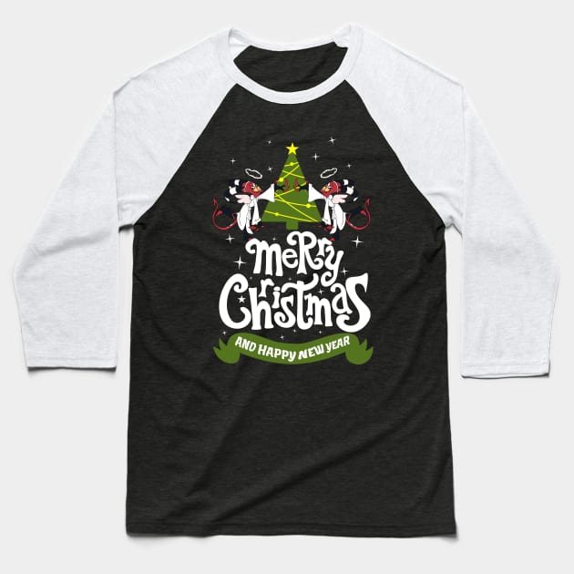 Helluva Boss - Merry Christmas and Happy New Year! Baseball T-Shirt by rentaire